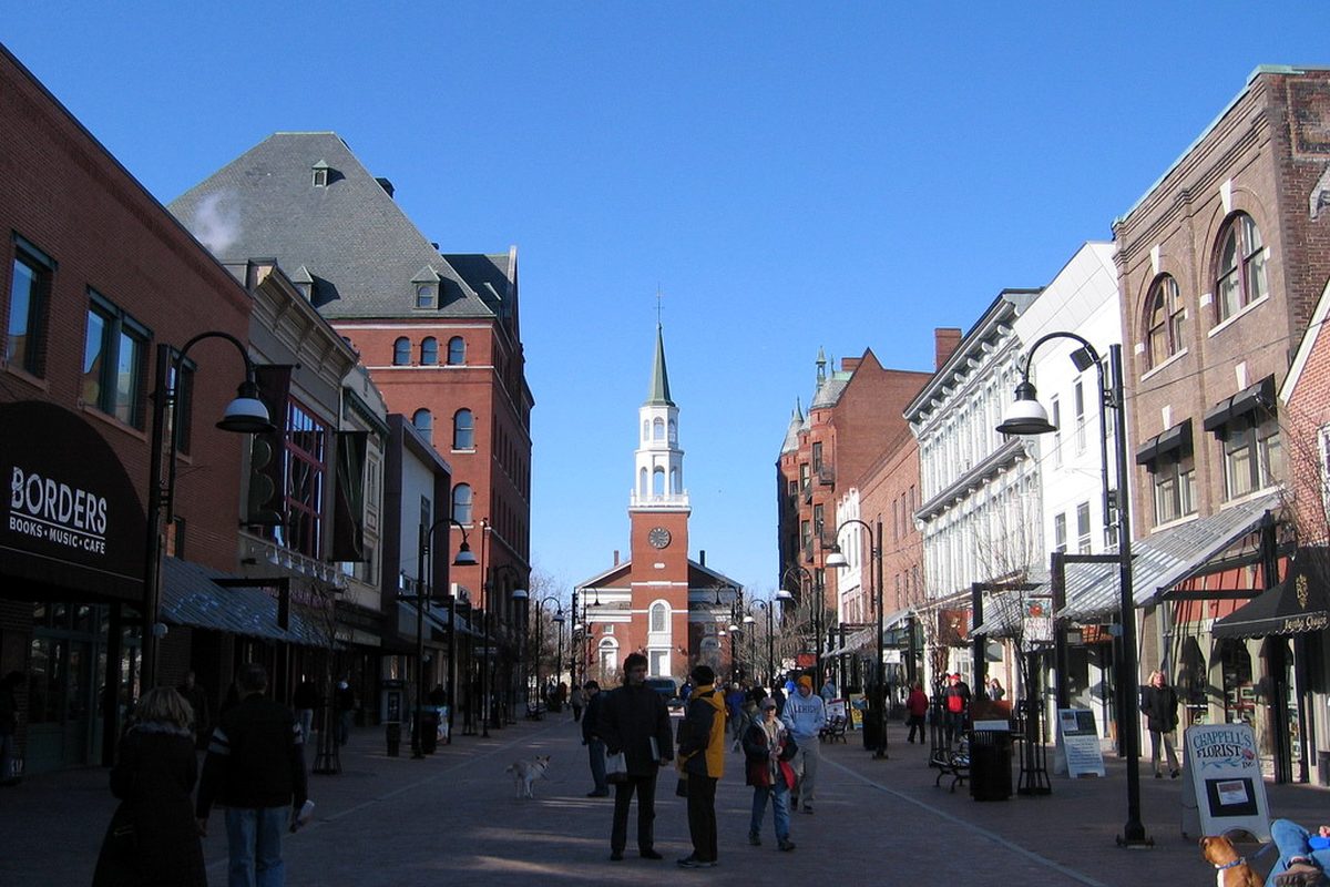 A view of Burlington, Vermont
