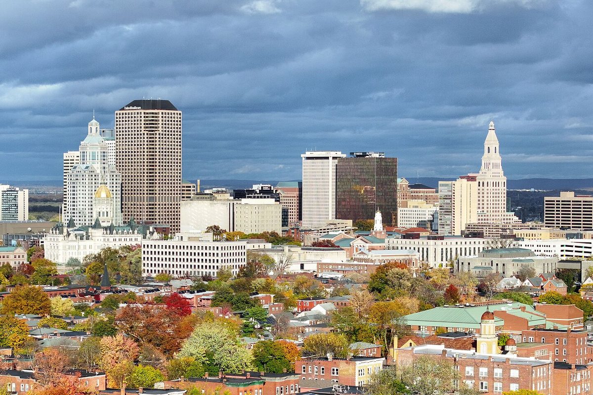 The Hartford, Connecticut skyline, cropped