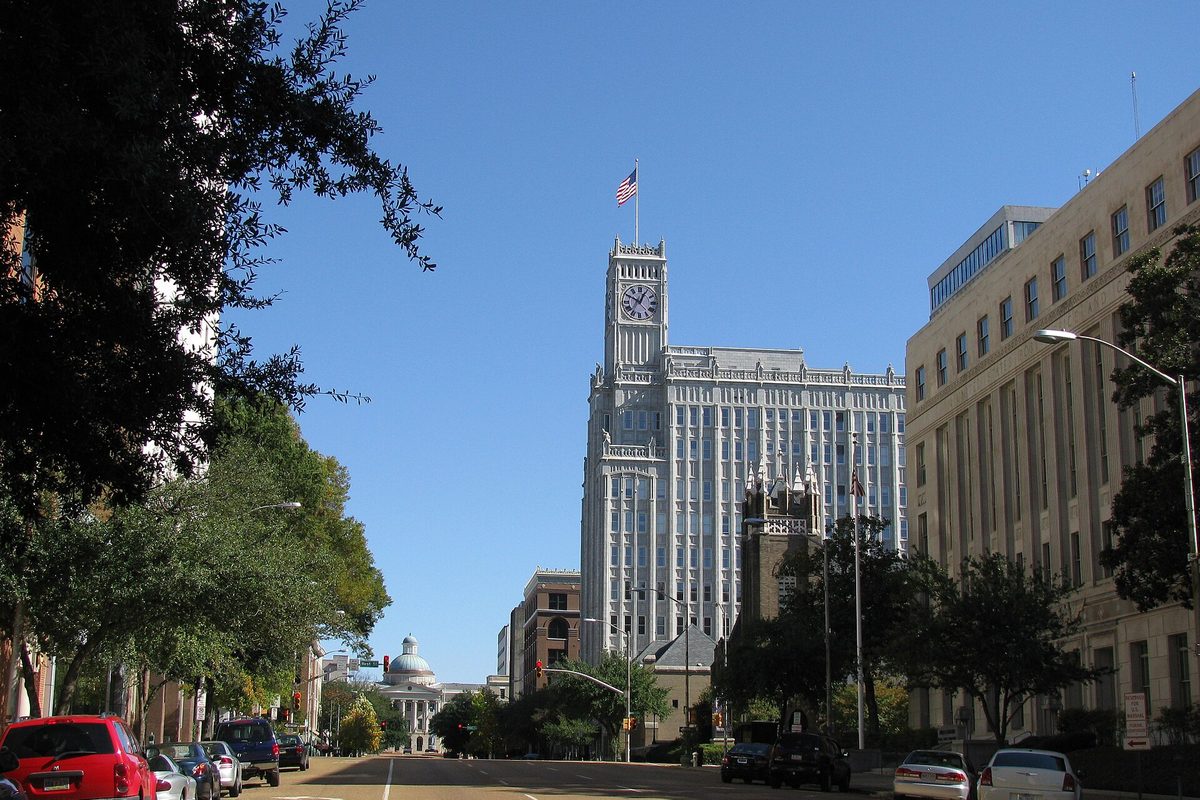 Capitol Street in Jackson, Mississippi