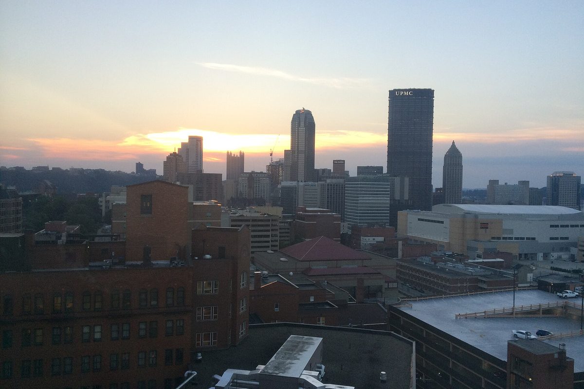 Pittsburgh at sunset