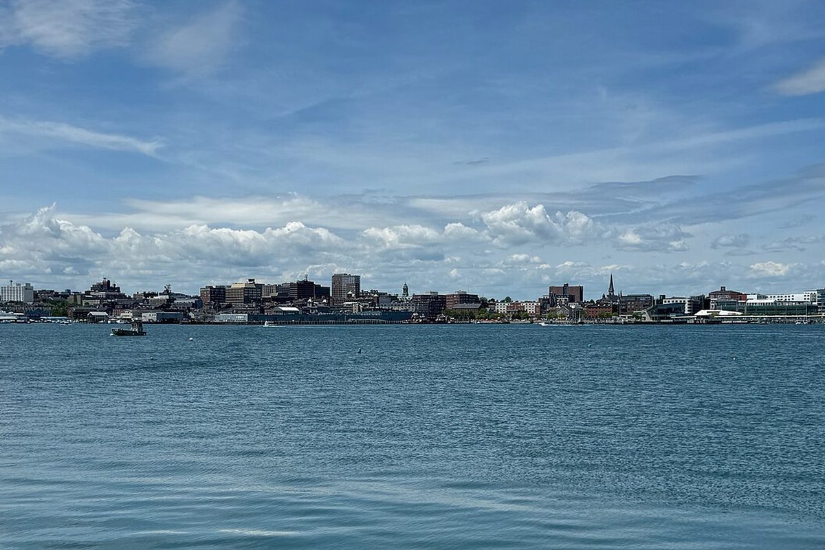 The Portland, Maine skyline