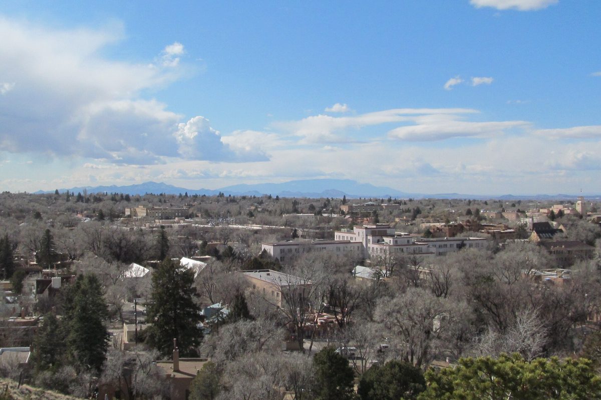 Santa Fe seen from Old Fort Marcy Park