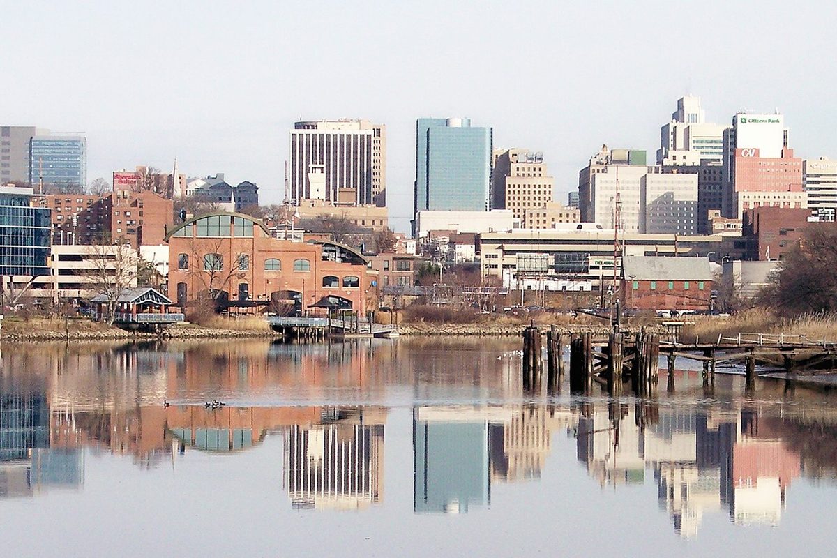 The Wilmington, Delaware skyline